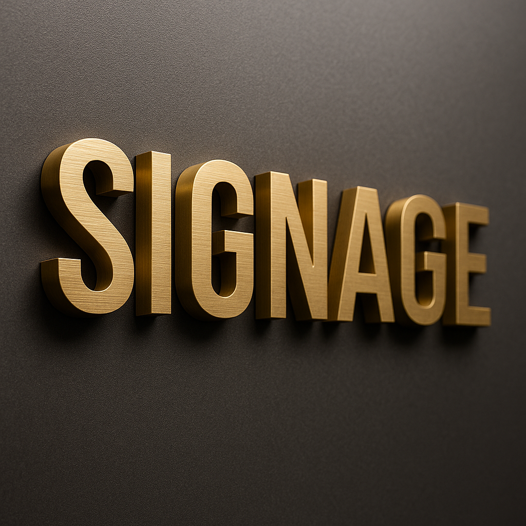 3D Signage Abu Dhabi